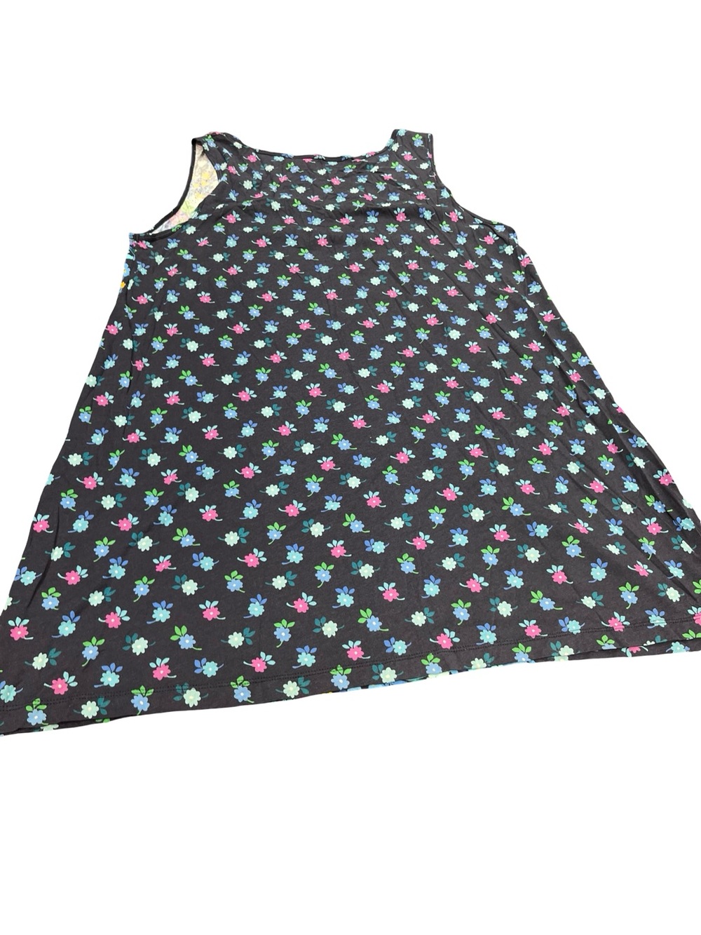 UNIQLO Vera Bradley Sleeveless Tunic Tank Top Size L Vibrant Botanical Pattern - Picture 8 of 10